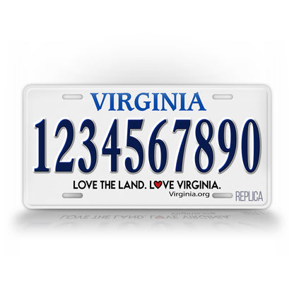 Personalized Virginia State Custom License Plate