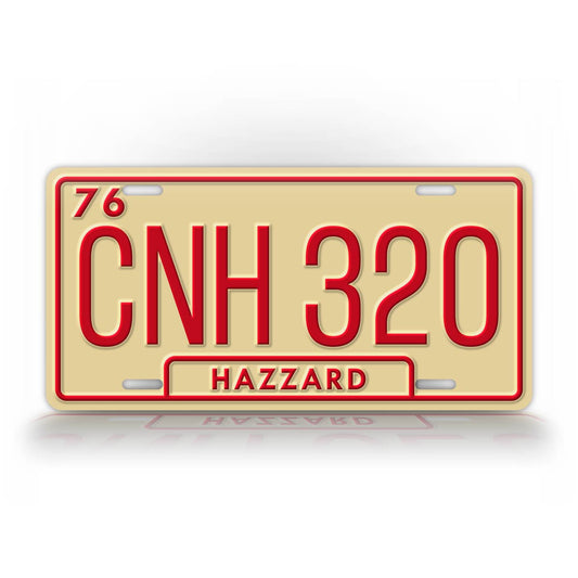 Novelty Hazard County CNH 320 General Lee 6x12 License Plate