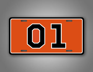 01 General Lee  6x12 License Plate