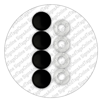 License Plate Fastener Caps
