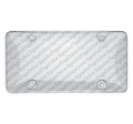 UV Protective Clear License Plate Bubble Cover