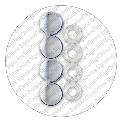 License Plate Fastener Caps