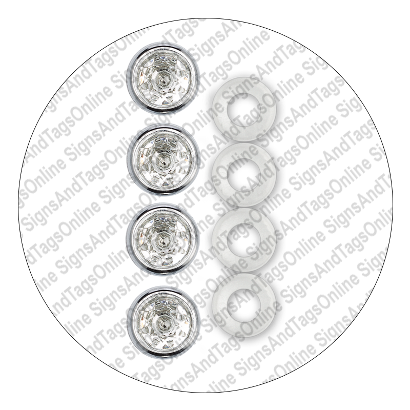 License Plate Fastener Caps