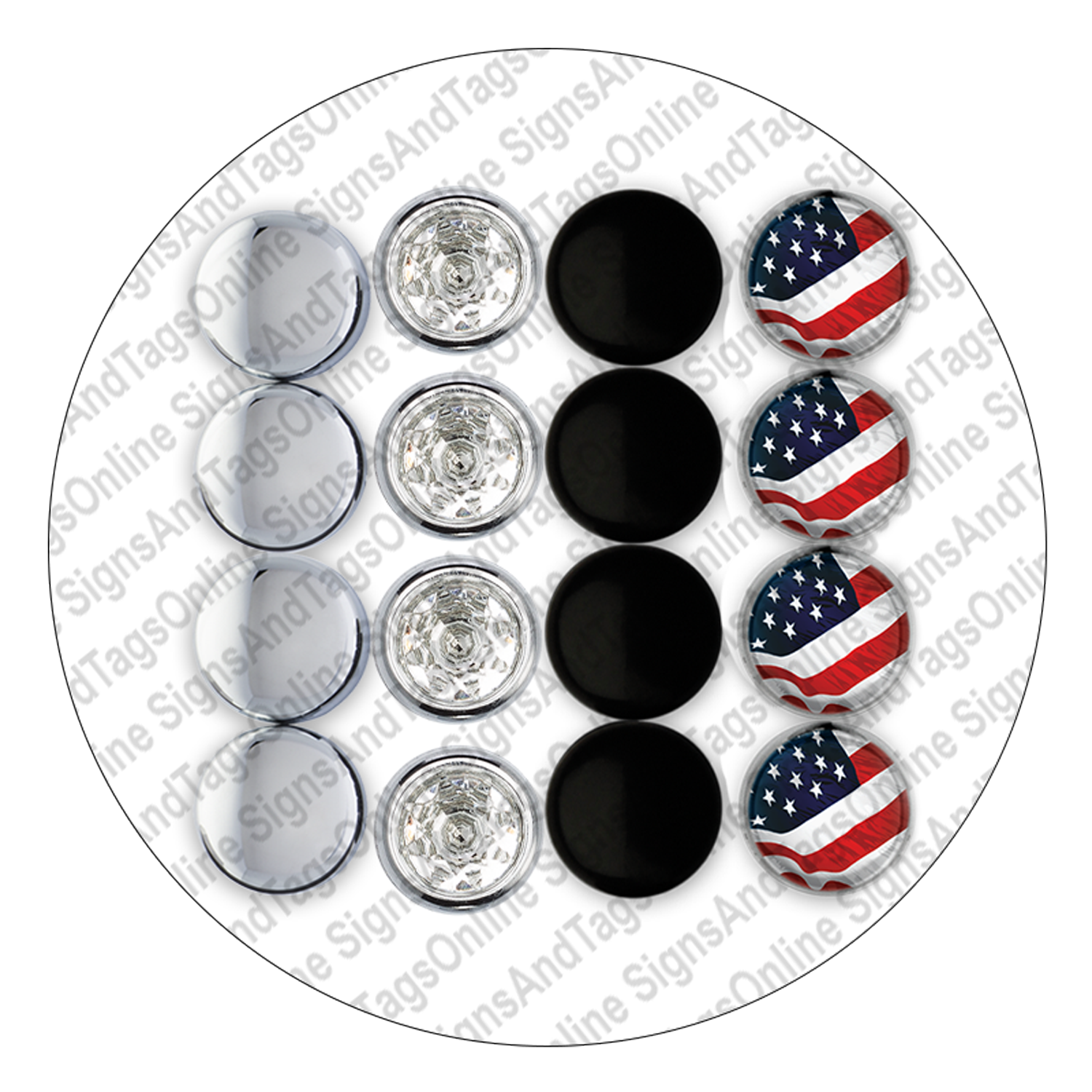 License Plate Fastener Caps – SignsAndTagsOnline