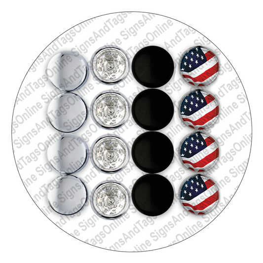 License Plate Fastener Caps