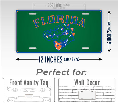 Custom Florida Gator Personalized License Plate