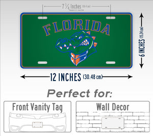 Custom Florida Gator Personalized License Plate