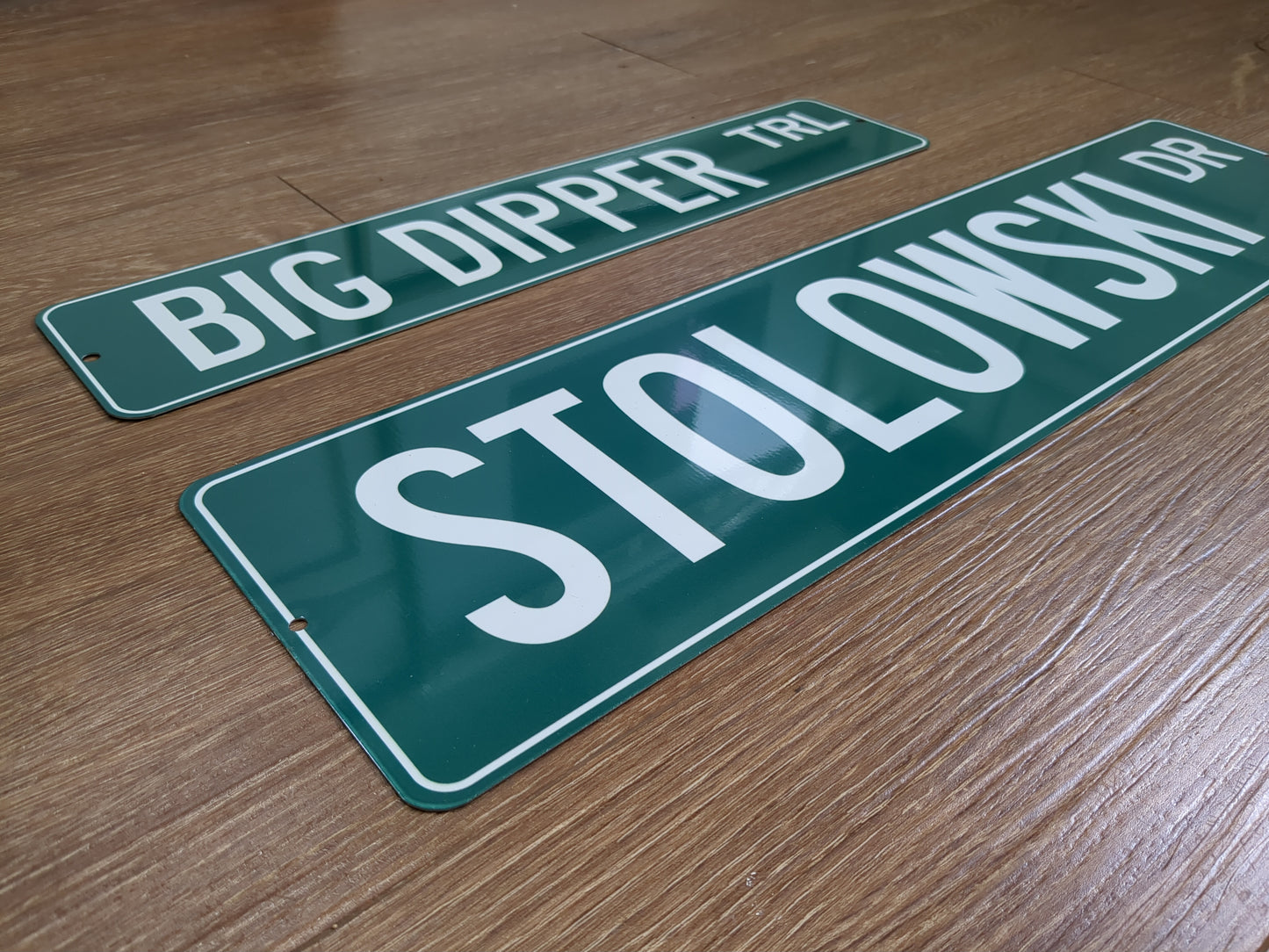 Personalized Custom Green Street Sign