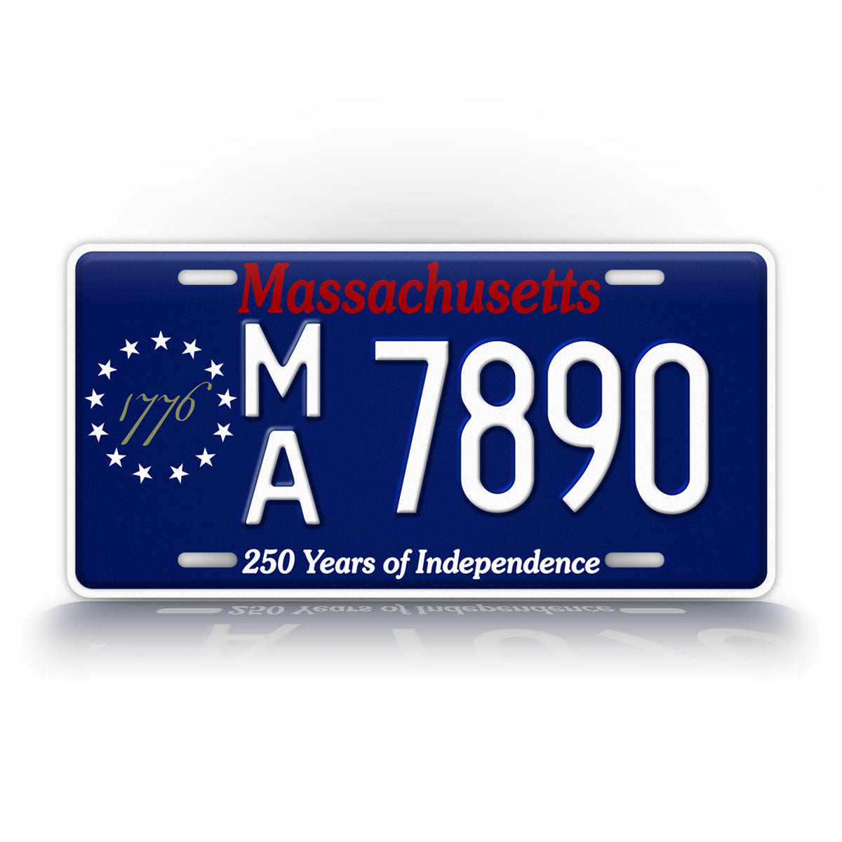 Massachusetts 250th Anniversary License Plate