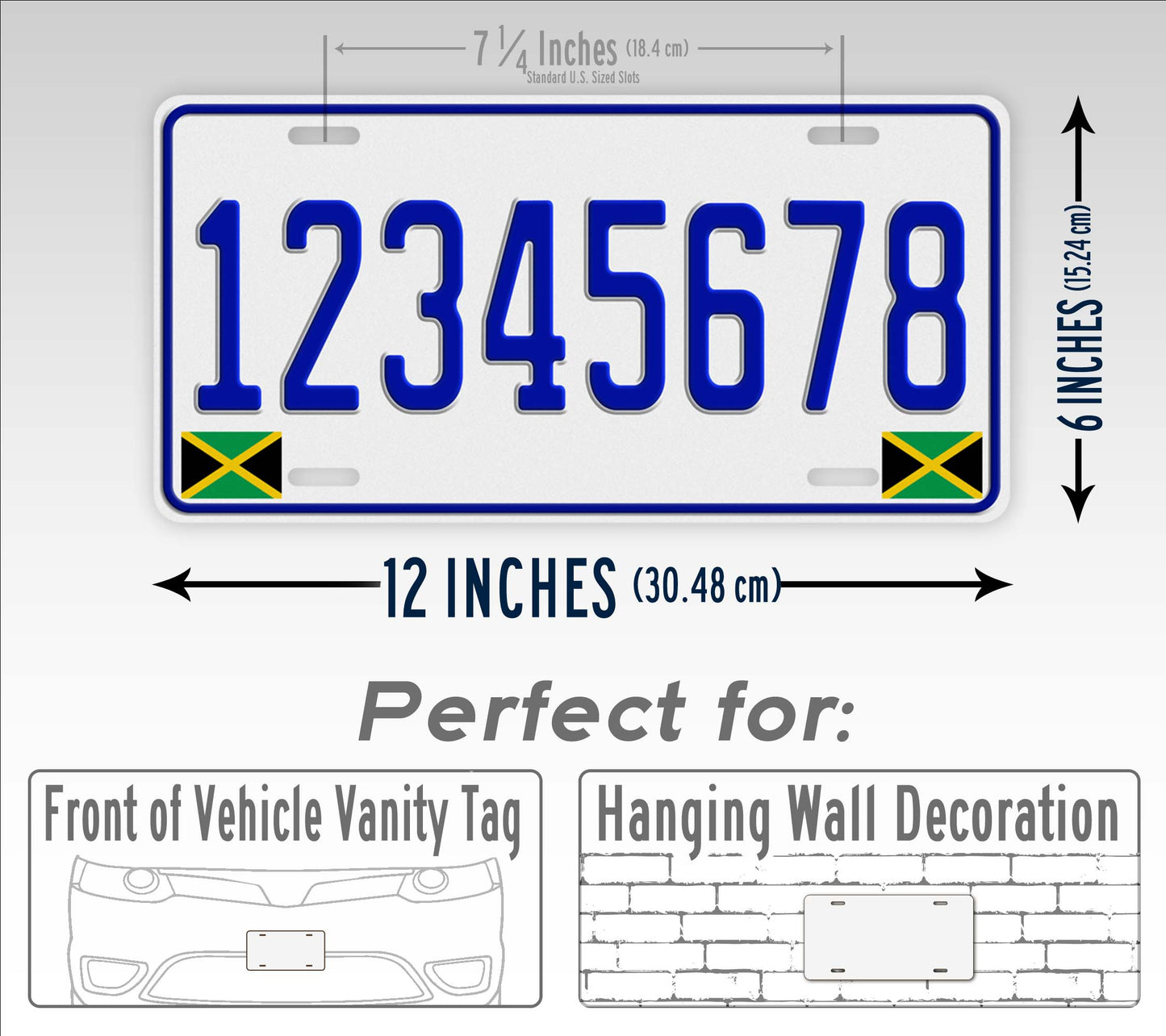 Custom Jamaica Novelty License Plate