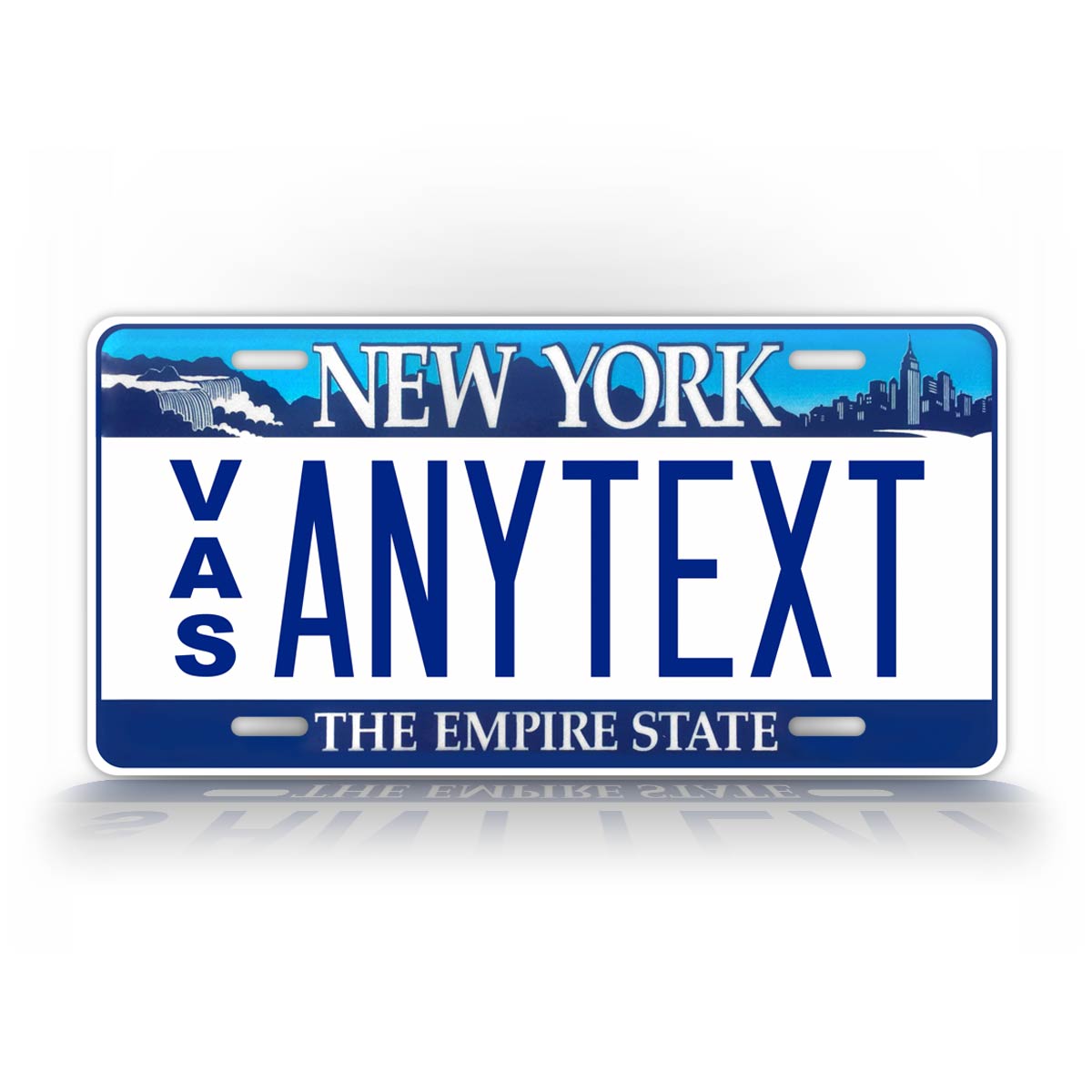 New York VAS Ambulance Replica License Plate