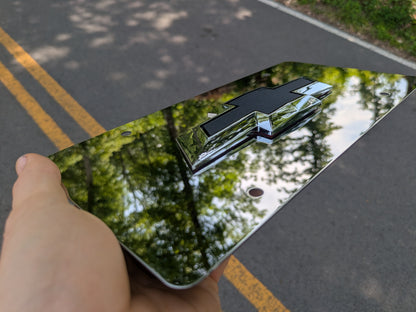Chevy Bowtie Symbol License Plate