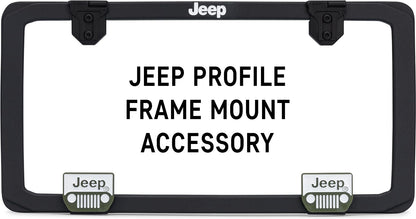 Black Jeep License Plate Frame With Duckies