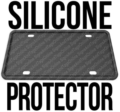 Silicone License Plate Protector