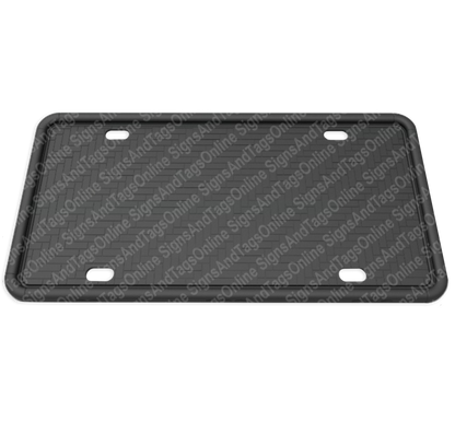 Silicone License Plate Protector