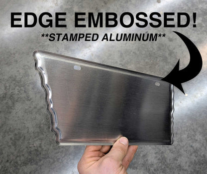 Tennessee USA Farm TN State Shaped License Plate