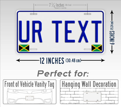 Custom Jamaica Novelty License Plate