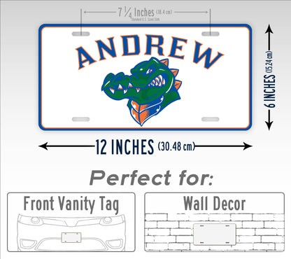 Custom Florida Gator Personalized License Plate