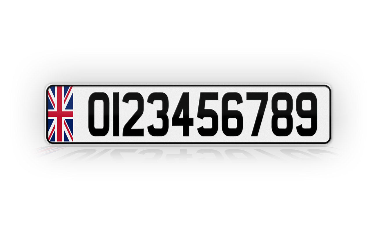 Personalized European British Style License Plate