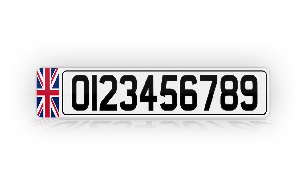 Personalized European British Style License Plate