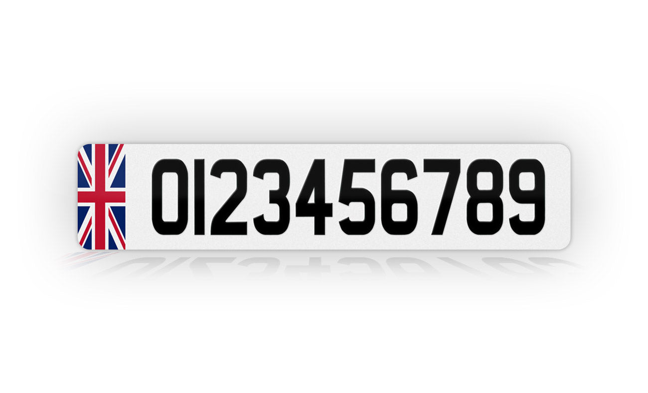 Personalized European British Style License Plate