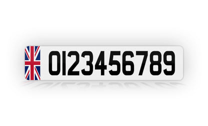 Personalized European British Style License Plate