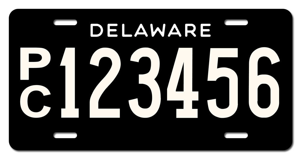 Custom Delaware License Plate Order Link