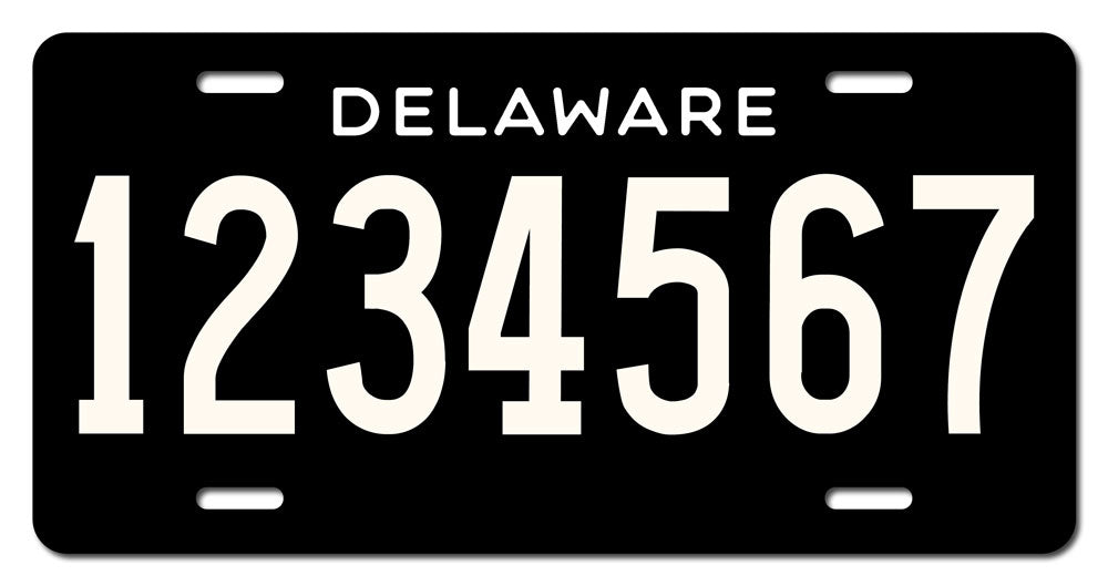 Custom Delaware License Plate Order Link