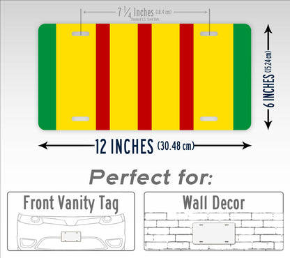 Vietnam Veteran Ribbon License Plate