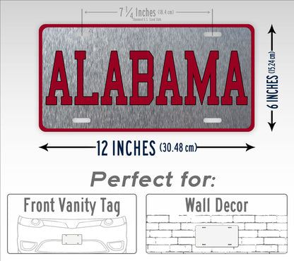 Alabama State College Football License Plate