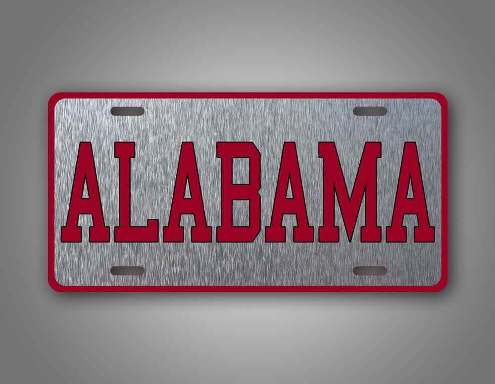 Alabama State College Football License Plate