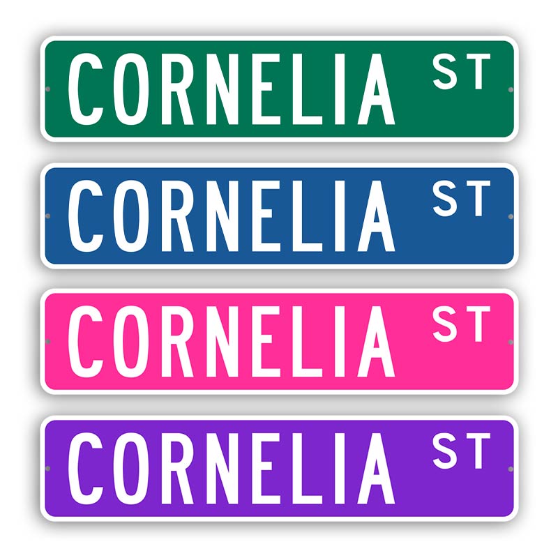 Cornelia St Sign