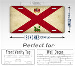 Americana Alabama Flag License Plate