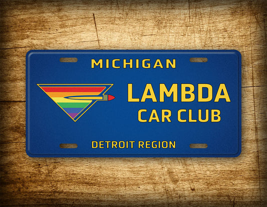 LAMBDA Car Club Plate