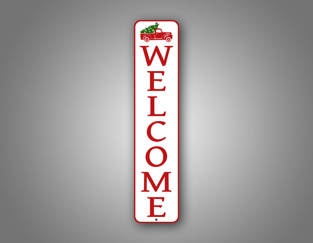 Welcome Christmas Holiday Sign