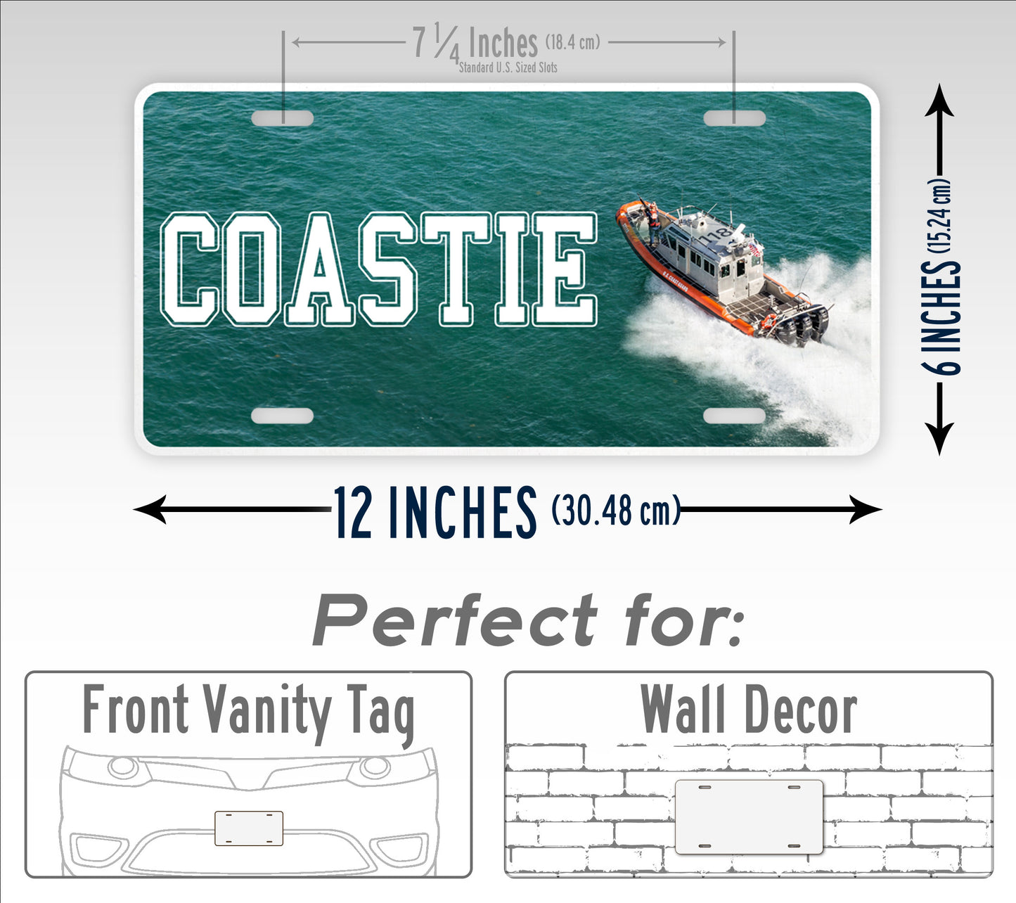 United States Coast Guard Coastie Cutter License Plate