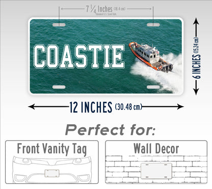 United States Coast Guard Coastie Cutter License Plate