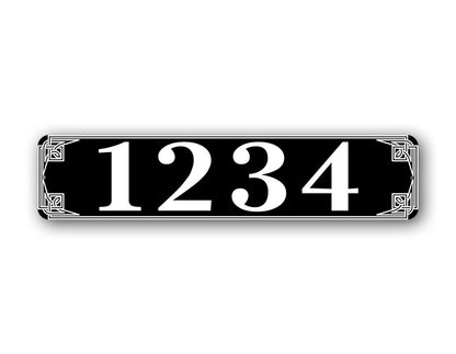 Custom Numbers Address Sign