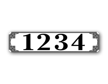 Custom Numbers Address Sign