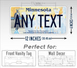 Personalized Minnesota Law Enforcement Memorial Association Custom License Plate