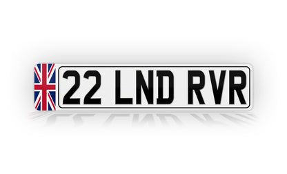 Personalized European British Style License Plate