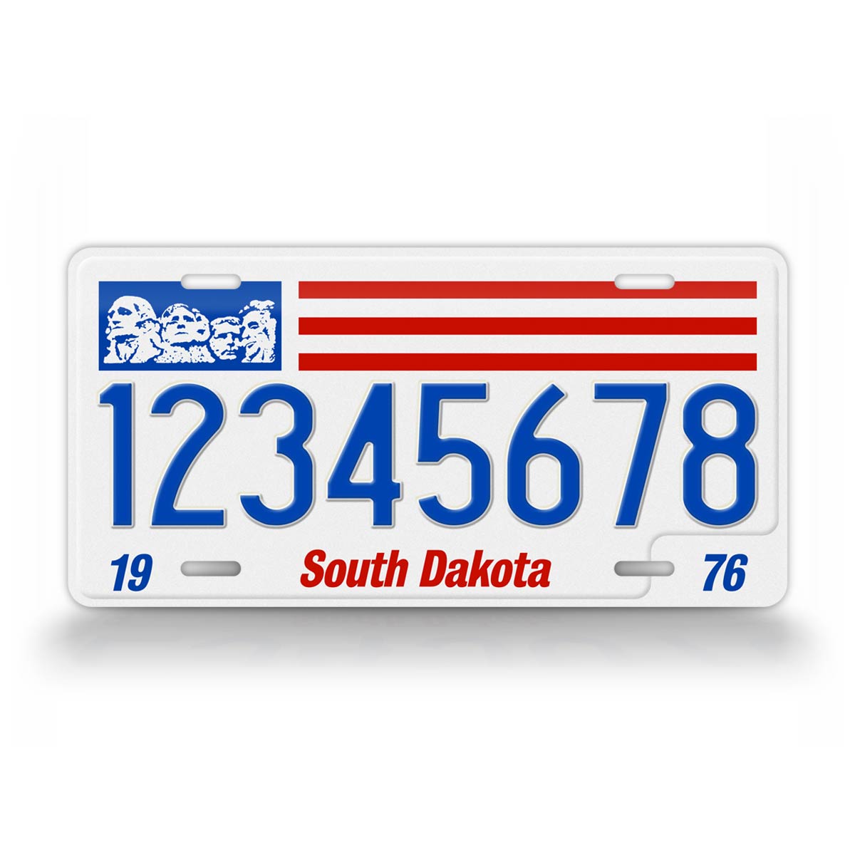 Personalized South Dakota "1976" State License Plate