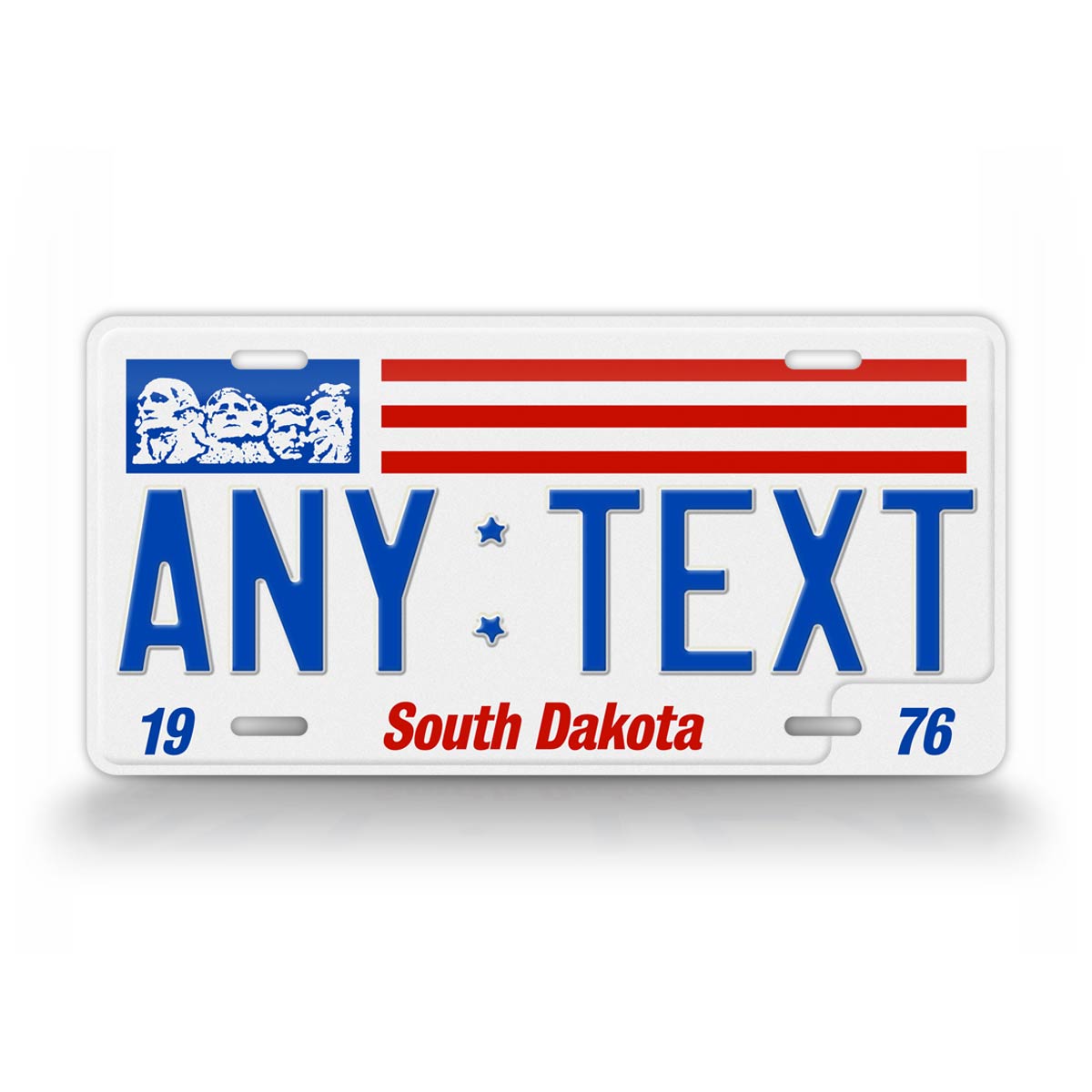 Personalized South Dakota State Custom License Plate
