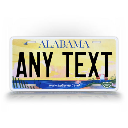 Personalized Alabama Travel Novelty License Plate