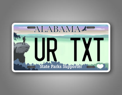 Custom Alabama State Parks Supporter Personalized License Plate