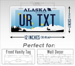 Custom Alaska Caribou Personalized License Plate