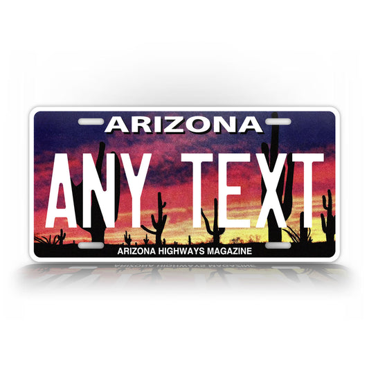 Custom Arizona Highways Magazine Personalized License Plate