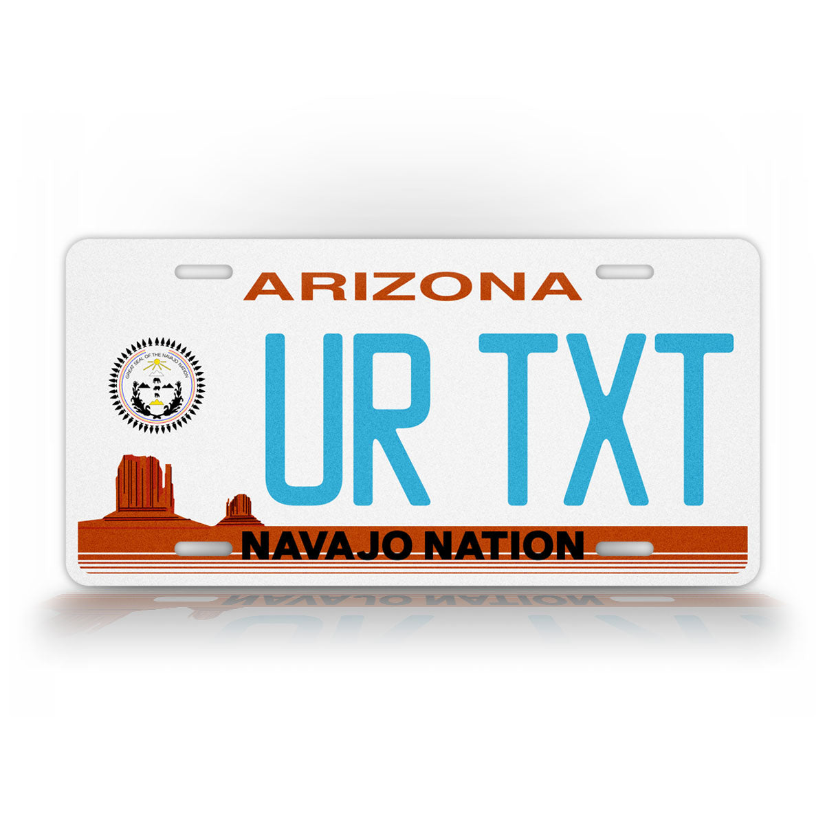 Novelty Arizona Navajo Nation Custom 6x12 License Plate