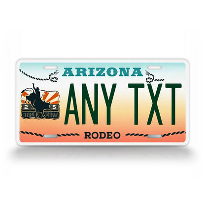 Custom Arizona Rodeo License Plate