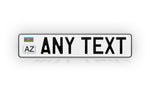 Personalized Azerbaijan European Style License Plate